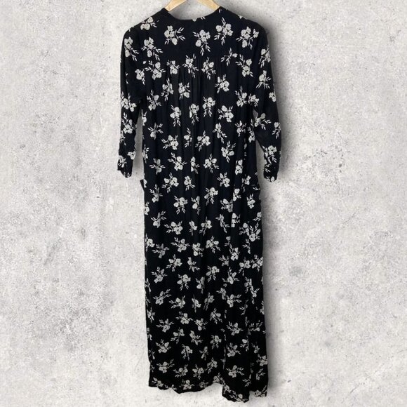 Revolve Floral Duster Maxi Kimono Lightweight Izzy Amuse Society Bohemian Small - Picture 16 of 16